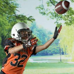 Franklin Sports Youth Football - All-Weather Synthetic Leather Outdoor - Extra Grip 1000 Football
